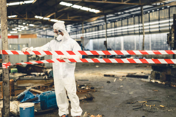 Professional Drug Lab Cleanup technician working in Kamuela, HI